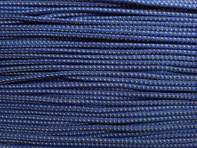 4mm Two Tone Braided Cord - Navy/Yellow #651