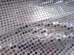 6mm American Sequins- Silver/White