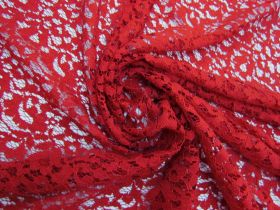 Festive Rouge Guipure Lace #6105