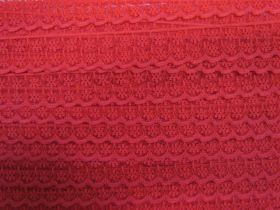 20mm Daisies After Dark Lace Trim- Berry Red #668