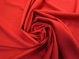 Stretch Polyester Suiting- Vivid Red #7265