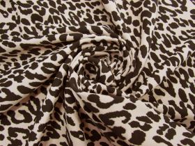 Leopard Look Ponte Knit #7309