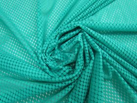 Freckle Stretch Mesh- Turquoise #7511