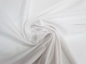 Cotton Blend Pique Knit- White #5744