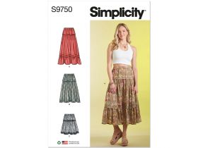 Simplicity Pattern, S9739 A, Misses' Back-Wrap Dress and Jumper in Two  Lengths