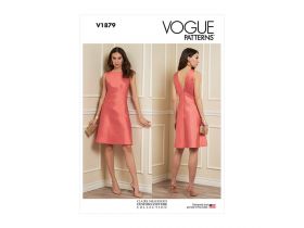 Vogue Pattern V1879 MISSES' DRESS- Size E5(14-16-18-20-22)