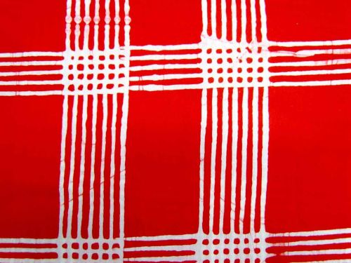 Chroma- Plaid- Scarlet