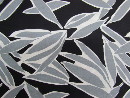 Shady Palms Cotton- Black #PW1139