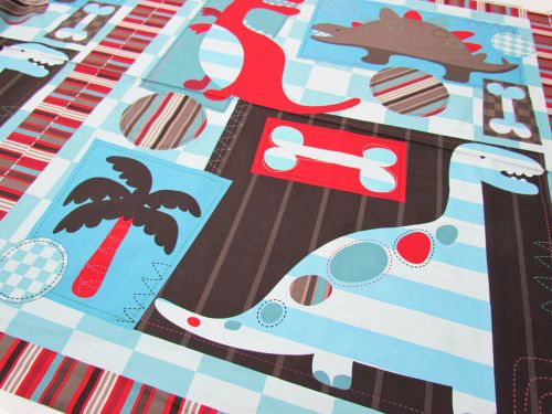 Dinosaur Cotton- 90cm Panel #4251