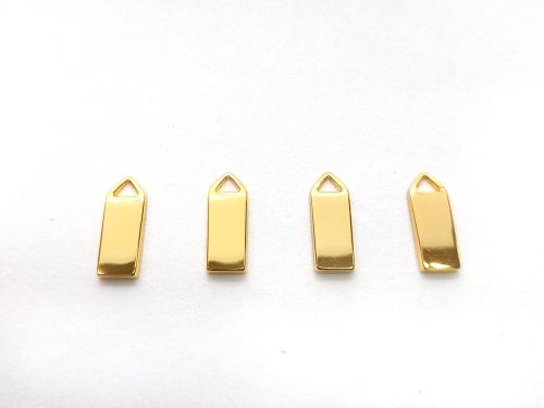 Small Gold Zip Pull- RW374