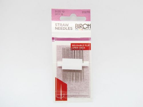 Straw Needles- Size 10- Pack of 16
