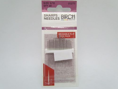 Sharps Needles- Size 5/10- Pack of 20