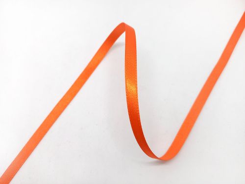Double Sided Satin Ribbon- 7mm- 42/677 FLAME