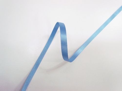 Double Sided Satin Ribbon- 7mm- 61 DUSTY BLUE