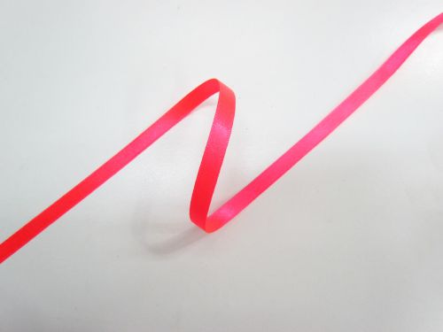 Double Sided Satin Ribbon- 7mm- 6845 F/PINK