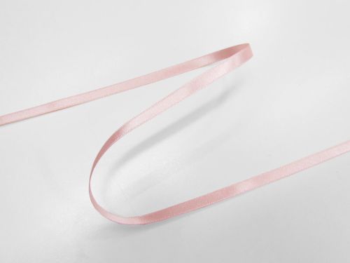 Double Sided Satin Ribbon- 7mm- 70 PALE PINK