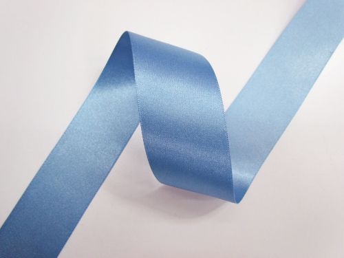 Double Sided Satin Ribbon- 35mm- 61 DUSTY BLUE