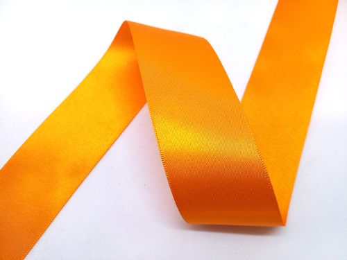 Double Sided Satin Ribbon- 35mm- 670/672 MARIGOLD