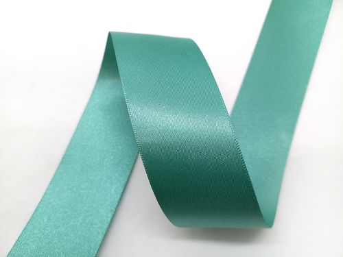 Double Sided Satin Ribbon- 35mm- 9788 PETROL