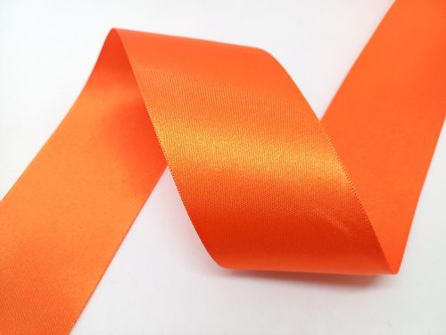 Double Sided Satin Ribbon- 50mm- 42/677 FLAME
