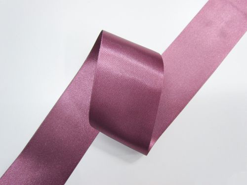 Double Sided Satin Ribbon- 50mm- 6837 GRAPE