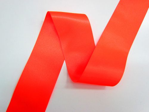 Double Sided Satin Ribbon- 50mm- 6844 F/ORANGE