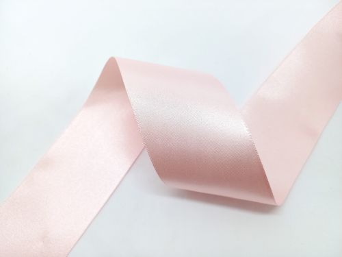 Double Sided Satin Ribbon- 50mm- 70 PALE PINK