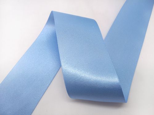 Double Sided Satin Ribbon- 50mm- 76 CORNFLOWER