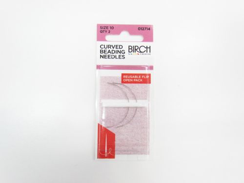 Curved Beading Needles - Size 10- Pack of 2