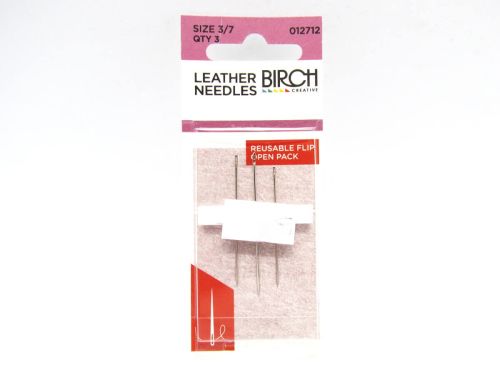 Leather Needles- Size 3/7- Pack of 3