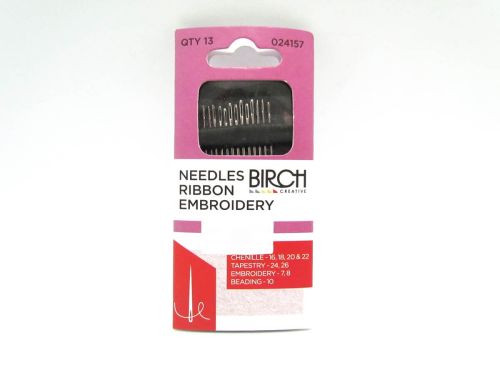 Needles Ribbon Embroidery- Pack of 13