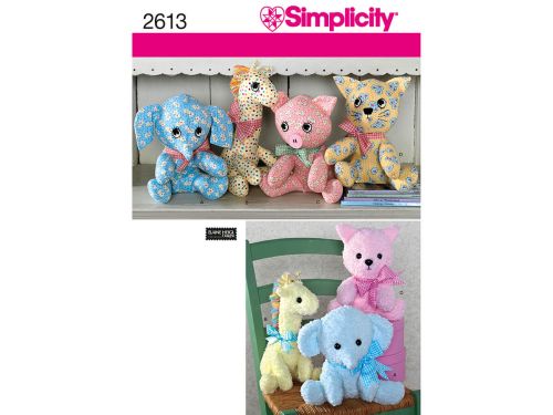 *Seconds* Simplicity Pattern S2613 Crafts- Size OS ONE SIZE
