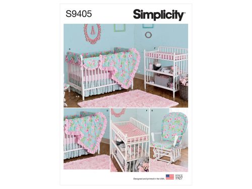 *Seconds* Simplicity Pattern S9405 NURSERY DECOR- Size OS (ONE SIZE)