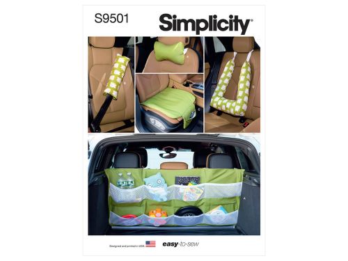 *Seconds* Simplicity Pattern S9501 CAR ACCESSORIES- Size OS (ONE SIZE)