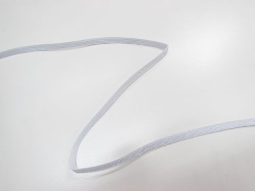 6mm Woven Swimwear Elastic- White #1028