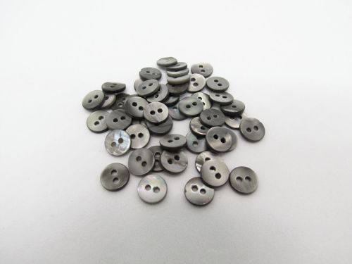 9mm Button- FB427 Grey