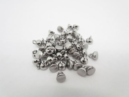 8mm Button- FB438 Silver