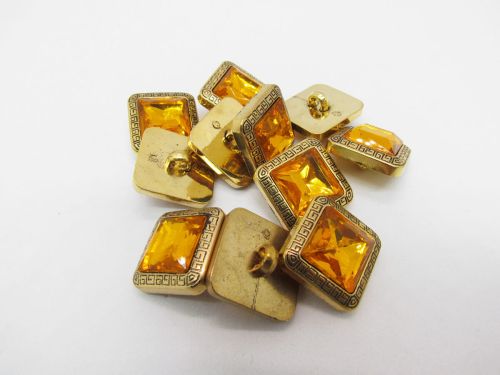20mm Button- FB504 Gold