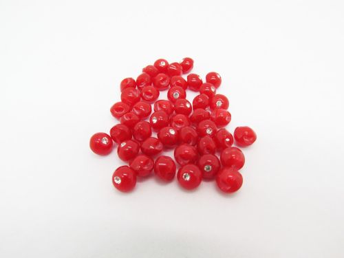 9mm Button- FB530 Red
