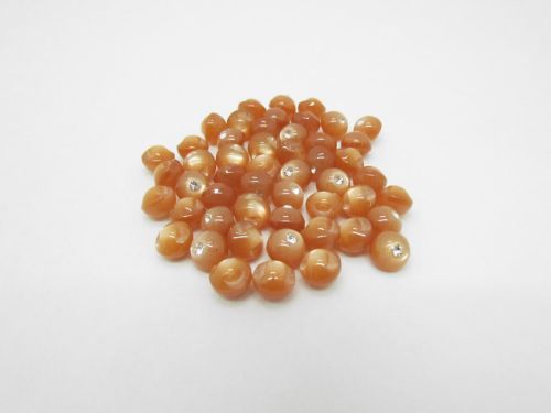 9mm Button- FB541 Orange
