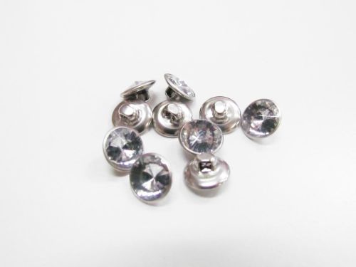 12mm Diamante Button 10 Pack