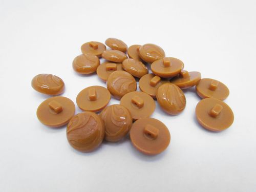 16mm Button- FB623 Brown