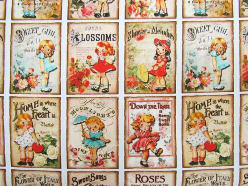 Vintage Reads Cotton- White