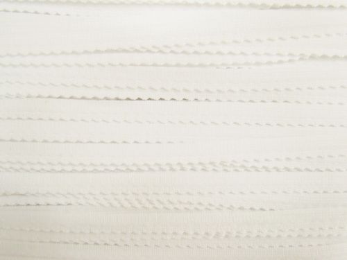 8mm Scallop Lingerie Elastic- Cream #T293