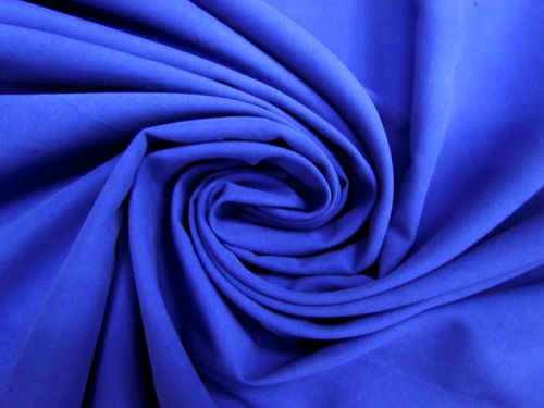 Water Resistant Peachskin Microfibre- Sapphire Blue #10696