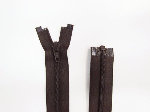 40cm YKK Open End No. 3 Zip- Deep Brown #TRW253
