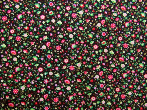 Mayfair Gardens Cotton- Black #PW1449