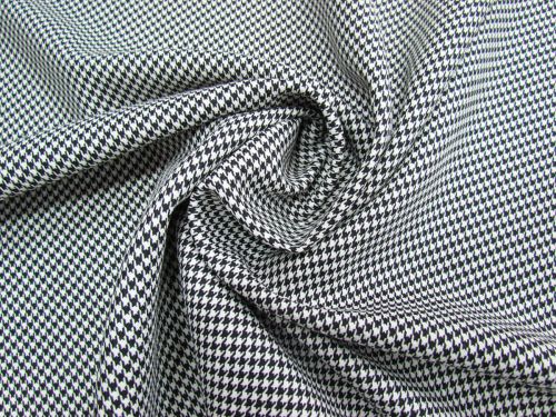DJ Houndstooth Wool Blend Suiting #11467