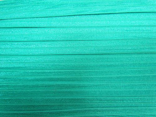 16mm Shiny Fold Over Elastic- Seafoam Teal #T512