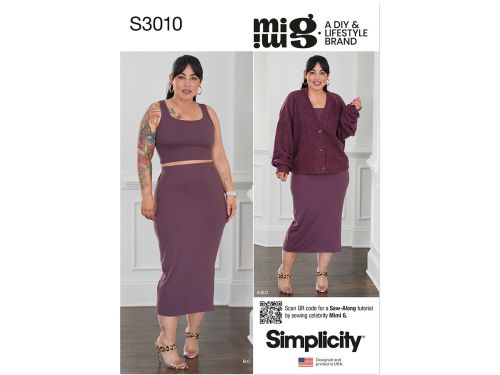 *Seconds* Simplicity Pattern S3010 MISSES SPORTSWEAR- Size K5 (8-10-12-14-16)